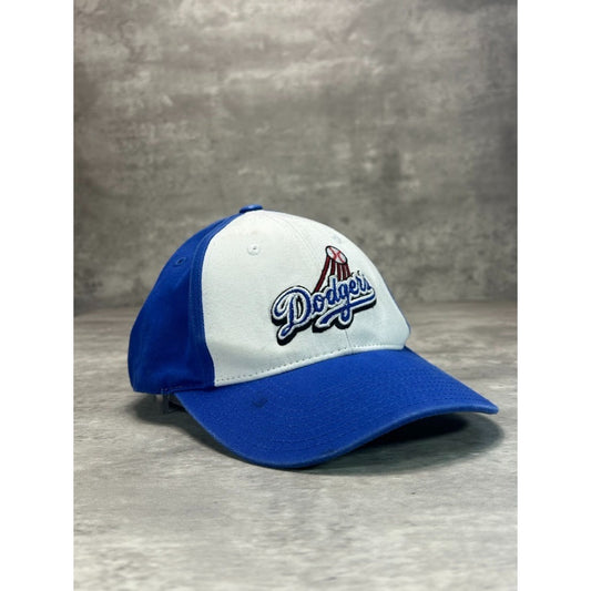 Vintage Los Angeles Dodgers MLB Embroidered Logo Baseball Strapback Hat OSFA