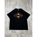 2000 Slaughter Stay Up All F**king Night Glam Metal Graphic T-Shirt Size XL
