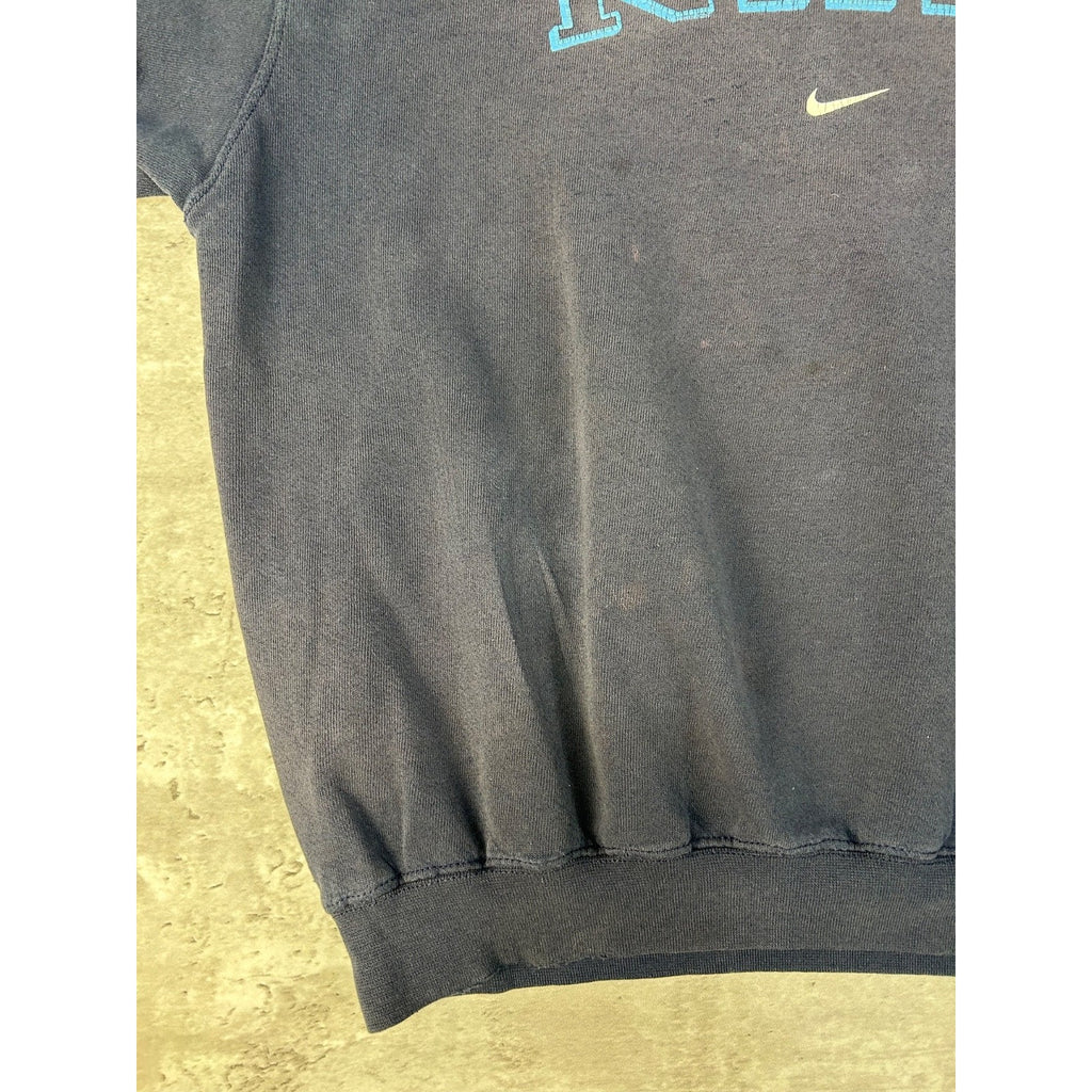Vintage 90s Nike Graphic Swoosh Spellout Crewneck Sweatshirt Size Medium