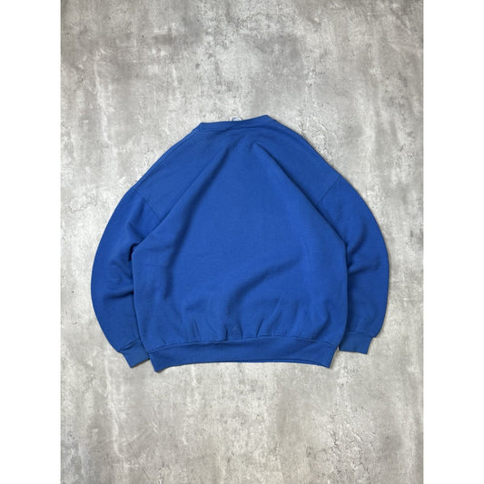 Vintage 90s Toronto Maple Leafs NHL Graphic Logo Spellout Sweatshirt Size XL