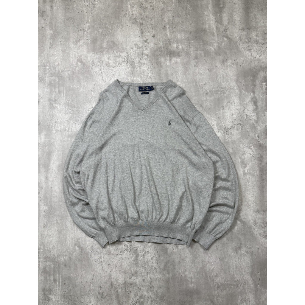 Vintage Polo Ralph Lauren Embroidered Pony Lightweight Knit Sweater Size XL