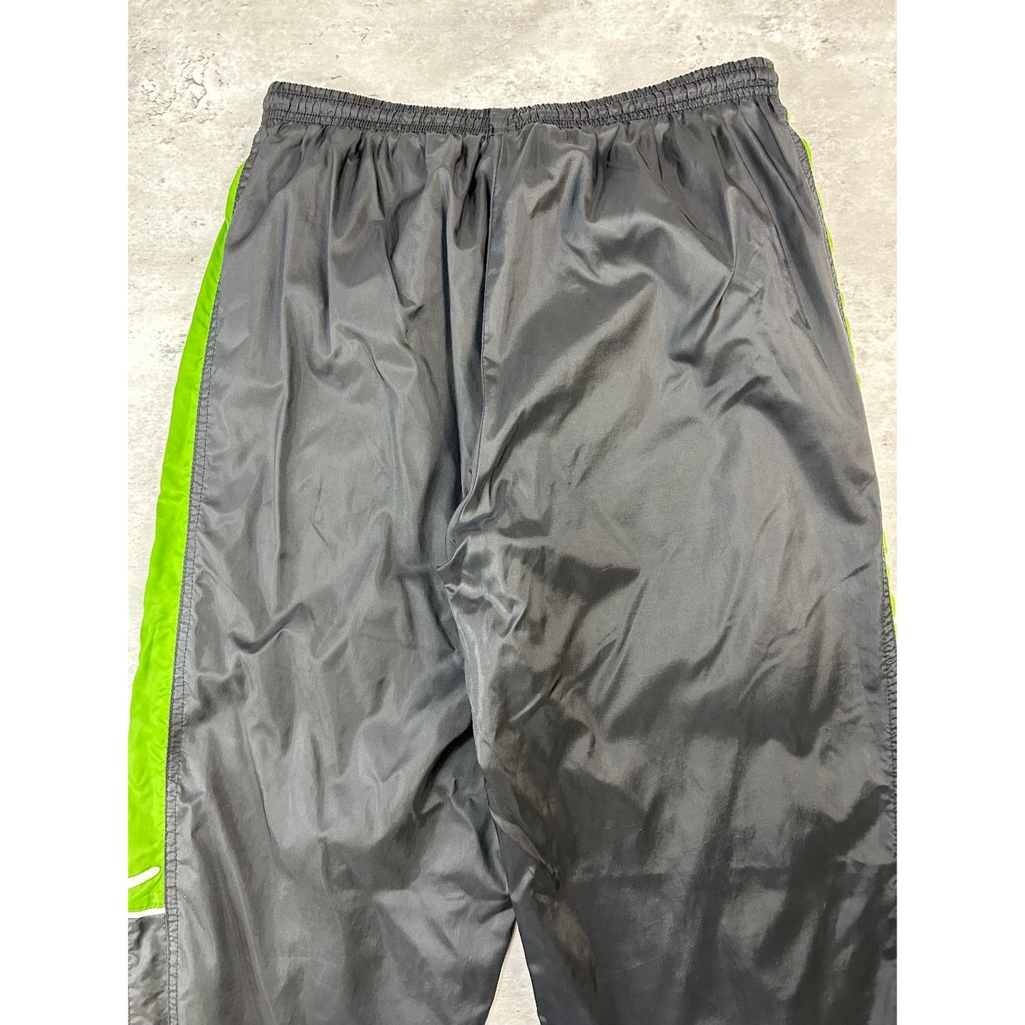 Vintage 90s Nike Embroidered Swoosh Nylon Track Pants Size Small