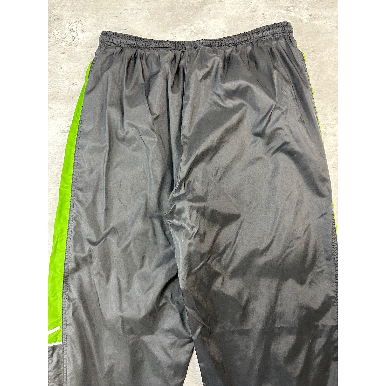 Vintage 90s Nike Embroidered Swoosh Nylon Track Pants Size Small
