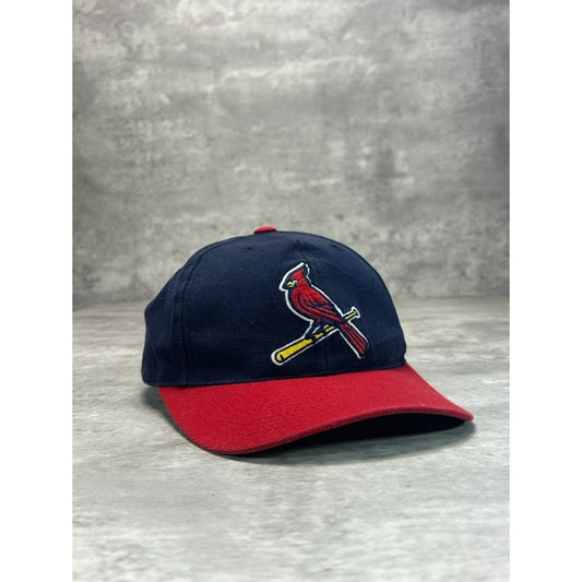 Vintage 90s St Louis Cardinals MLB Embroidered Logo Baseball Snapback Hat OSFA