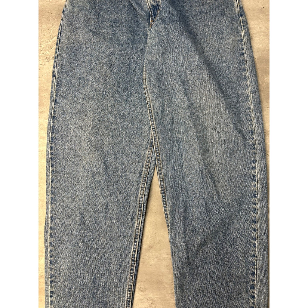 Vintage 90s Levis 550 Red Tab Relaxed Fit Medium Wash Denim Pants Size 33