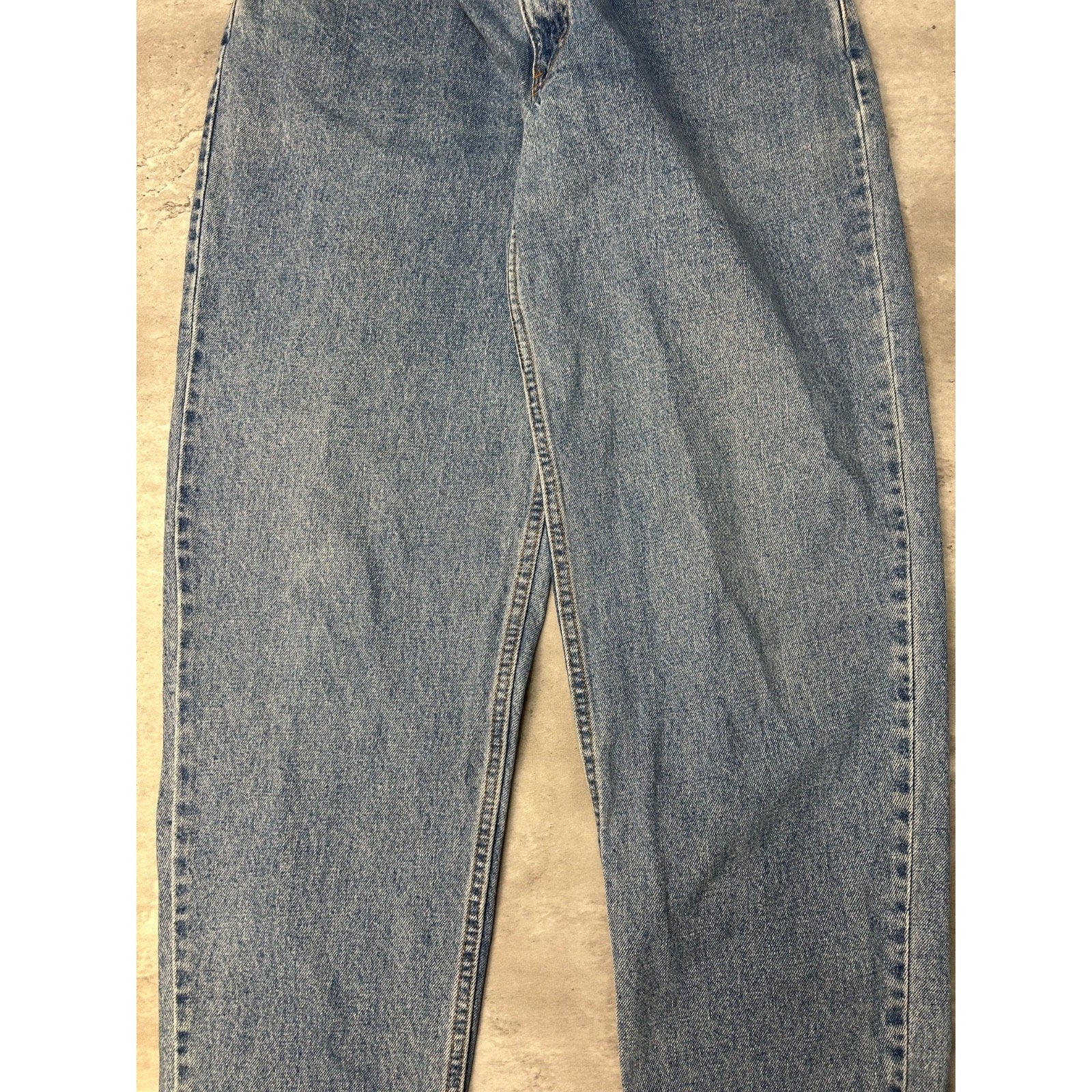Vintage 90s Levis 550 Red Tab Relaxed Fit Medium Wash Denim Pants Size 33