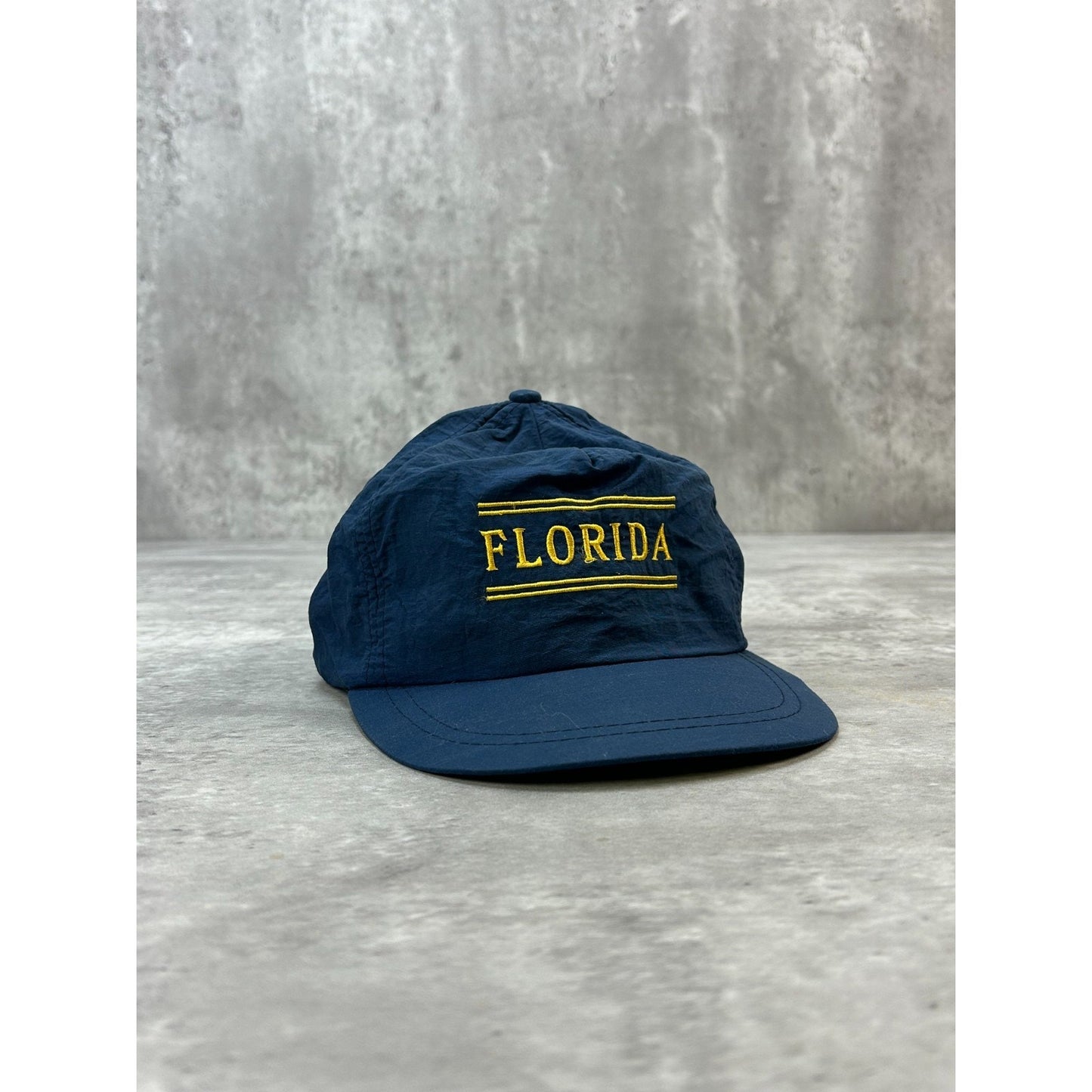 Vintage 90s Florida Embroidered Spellout Destination Snapback Hat OSFA