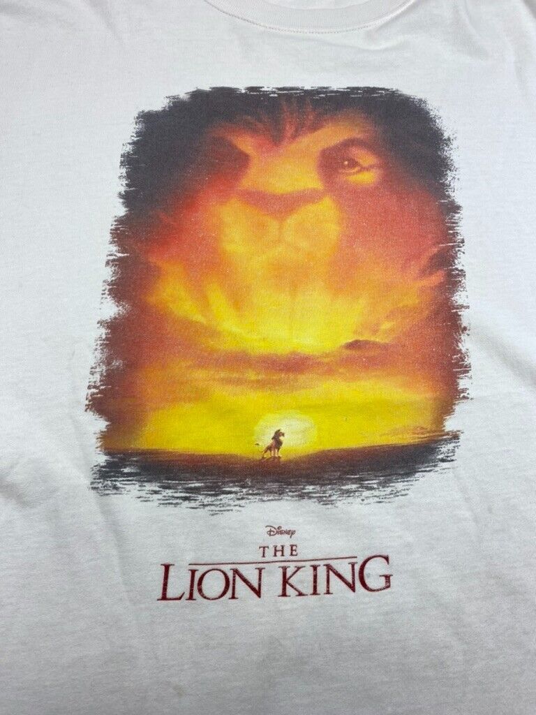 Vintage Disney The Lion King Graphic Movie Promo T-Shirt Size 2XL White