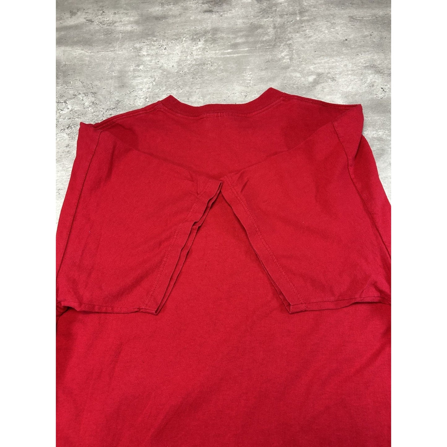 Vintage 90s Nike Classic Embroidered Swoosh T-Shirt Size XL Red