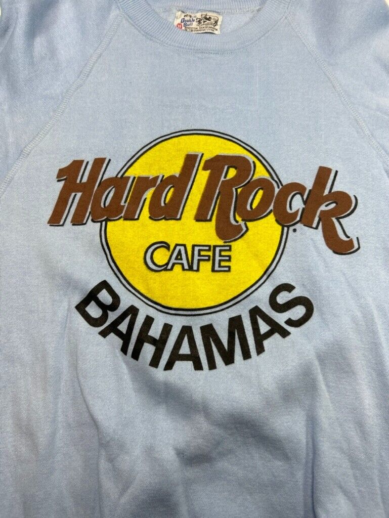 Vintage 70s/80s Hard Rock Cafe Bahamas Destination Graphic Sweatshirt Sz Medium