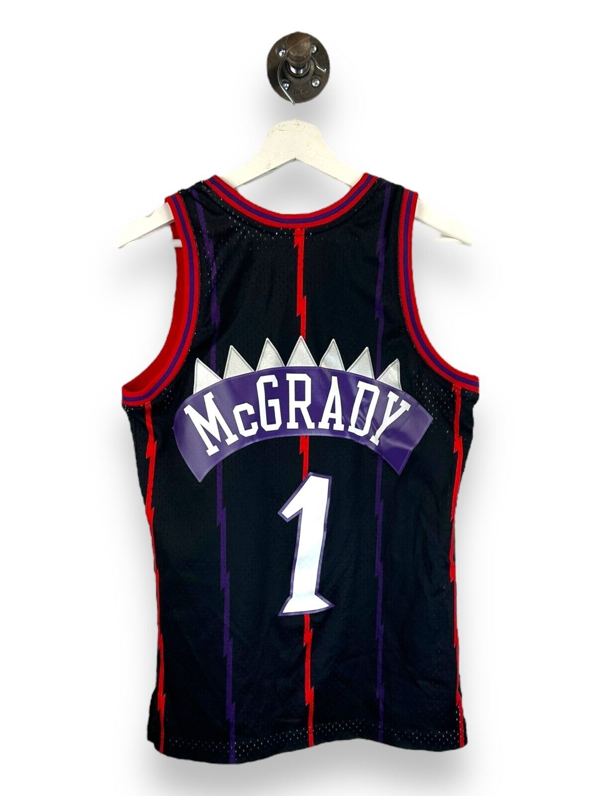 Tracy McGrady #1 Toronto Raptors NBA Stitched Retro Swingman Jersey Size Small