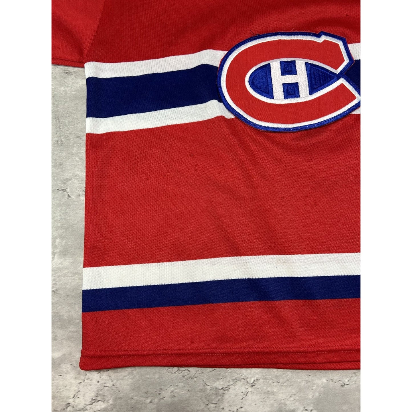 Vintage 90s Mats Naslund #26 Montreal Canadiens NHL CCM Jersey Size Medium