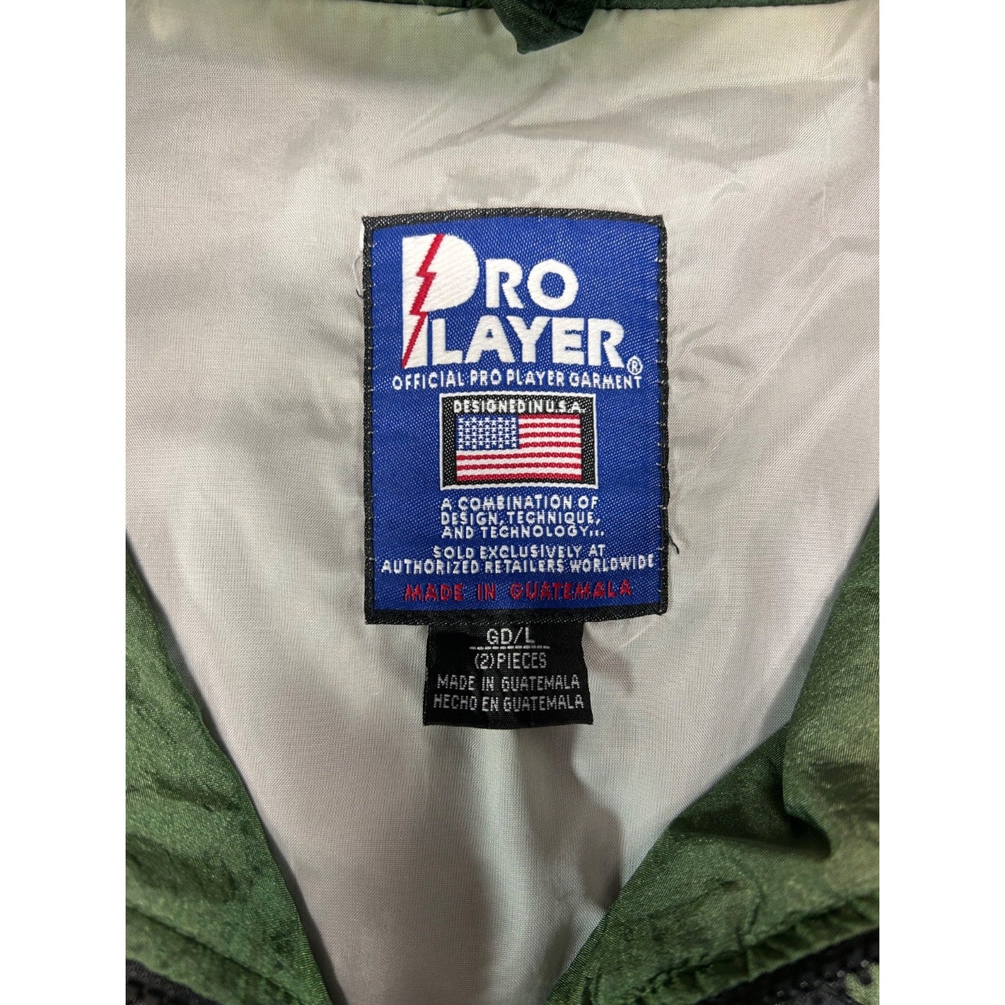 Vintage 90s Green Bay Packers NFL Embroidered Full Zip Jacket Size Large