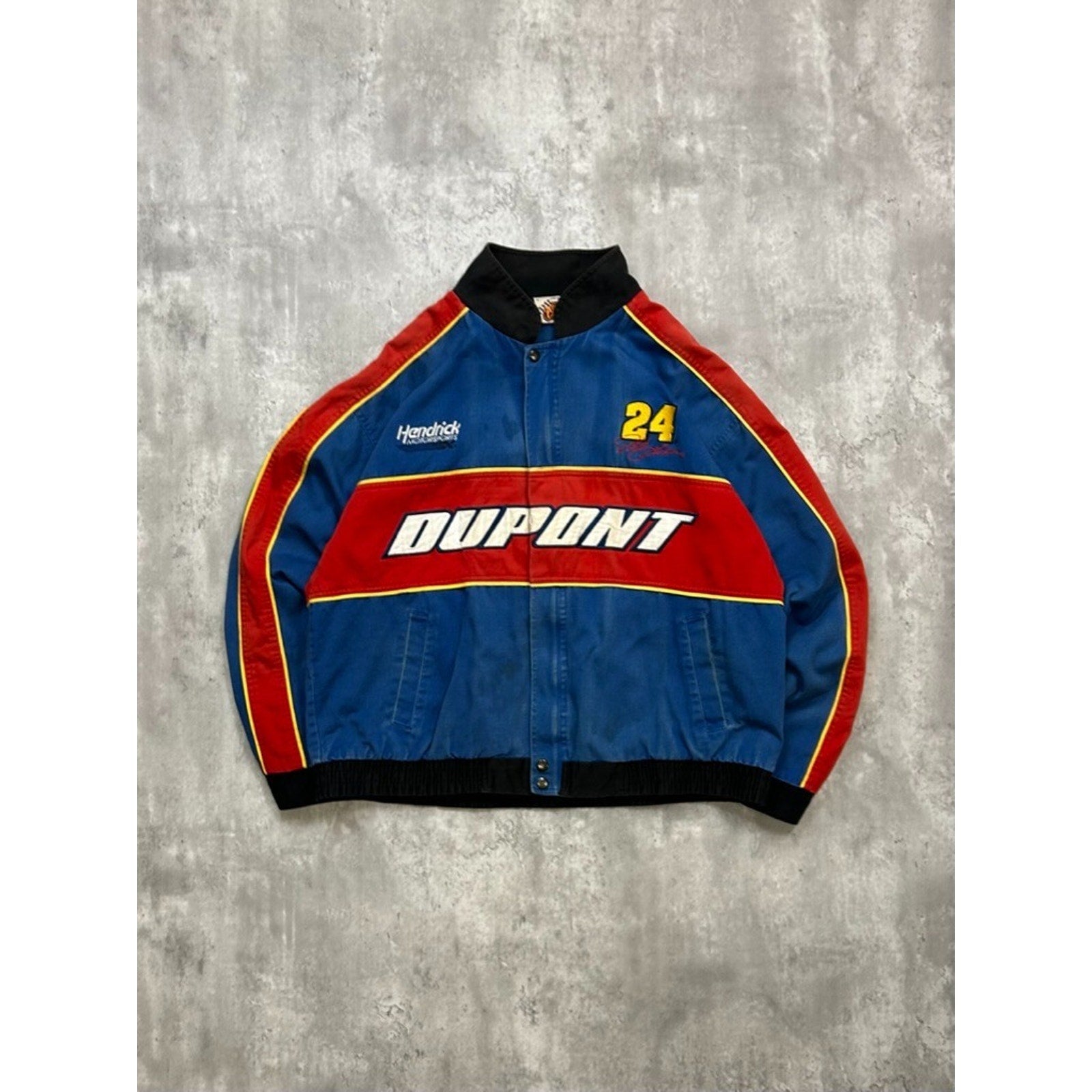 Vintage Jeff Gordon #24 Dupont Racing Nascar Race Jacket Size XL