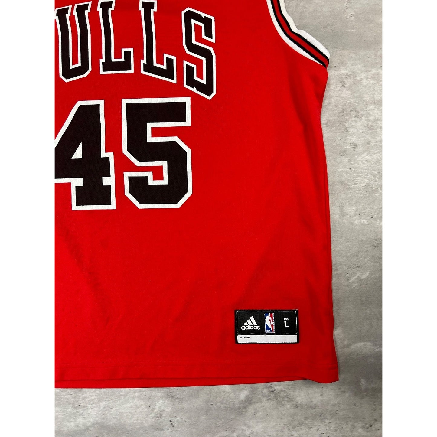 Denzel Valentine #45 Chicago Bulls Adidas Basketball Jersey Size Large