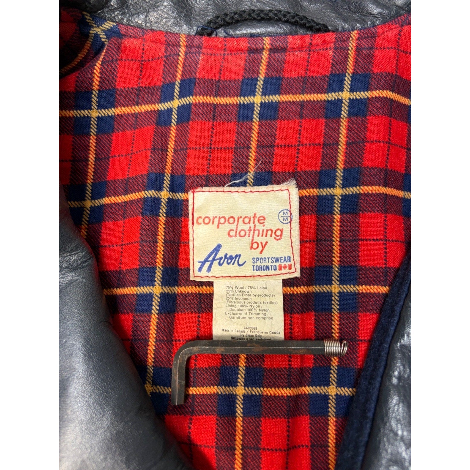 Vintage 1970s/80s McMaster University Varsity Jacket Size Medium