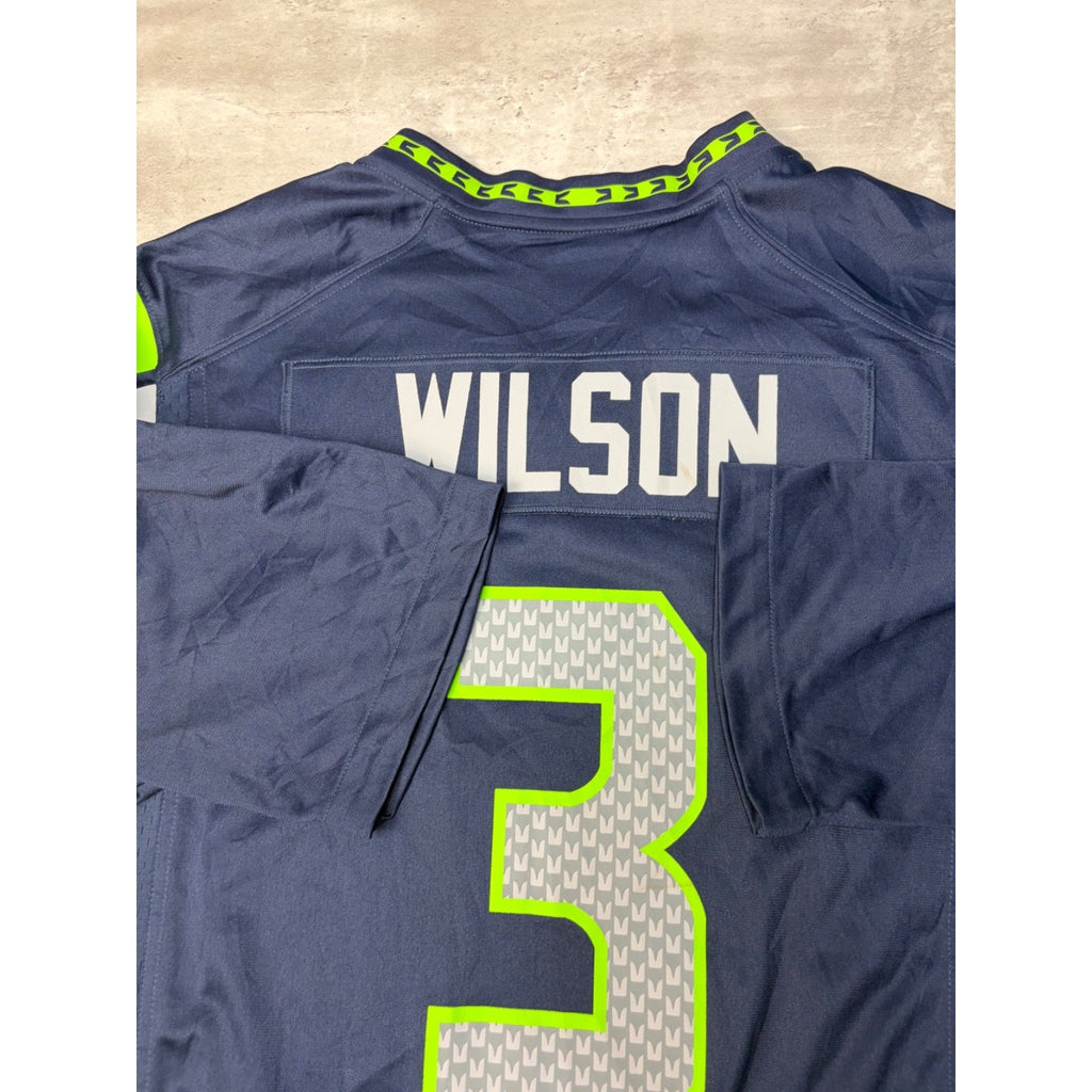 Vintage Russell Wilson #3 Seattle Seahawks Jersey Size Large