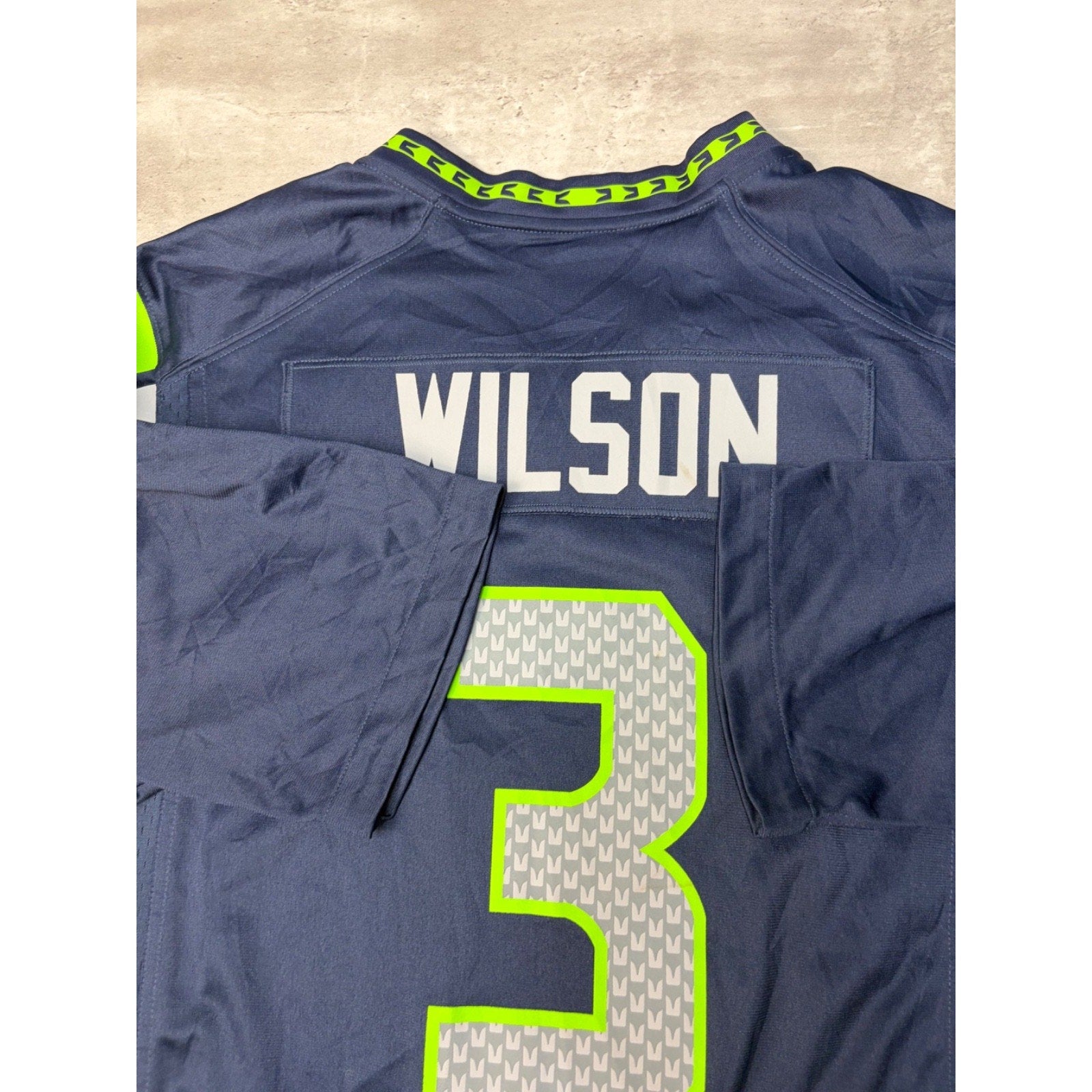 Vintage Russell Wilson #3 Seattle Seahawks Jersey Size Large