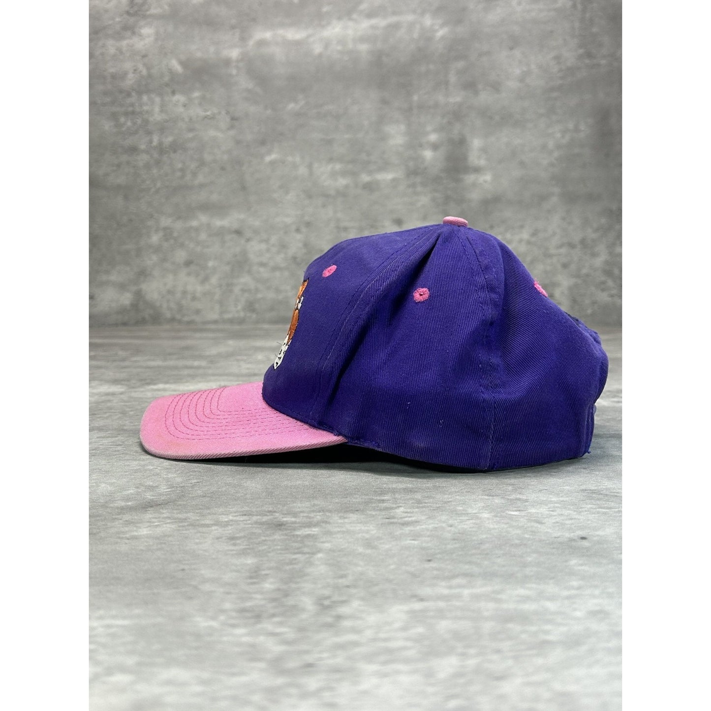 Vintage 1995 The Flintstones Pebbles Embroidered Tv Show Promo Snapback Hat OSFA