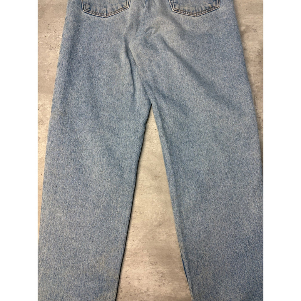 Vintage 90s Levis 550 Red Tab Light Wash Denim Pants Size 35