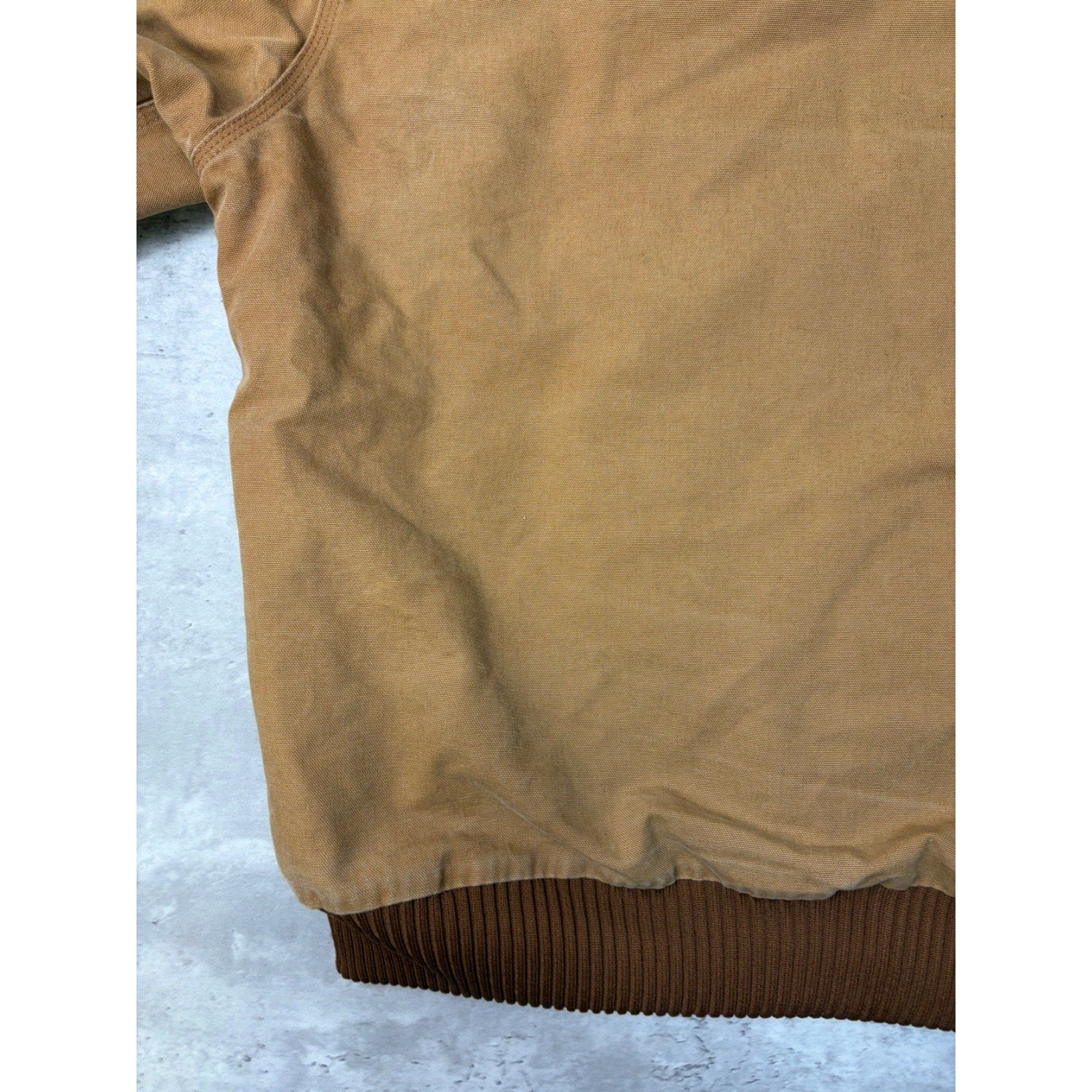 Vintage Carhartt Canvas Workwear Insulated Hooded Active Jacket Sz XL UJ140 BRN