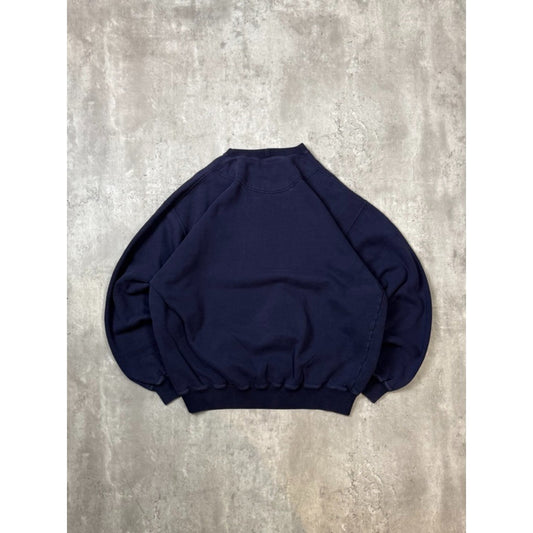 Vintage 90s Gap Tonal Embroidered Spellout Crewneck Sweatshirt Size Large