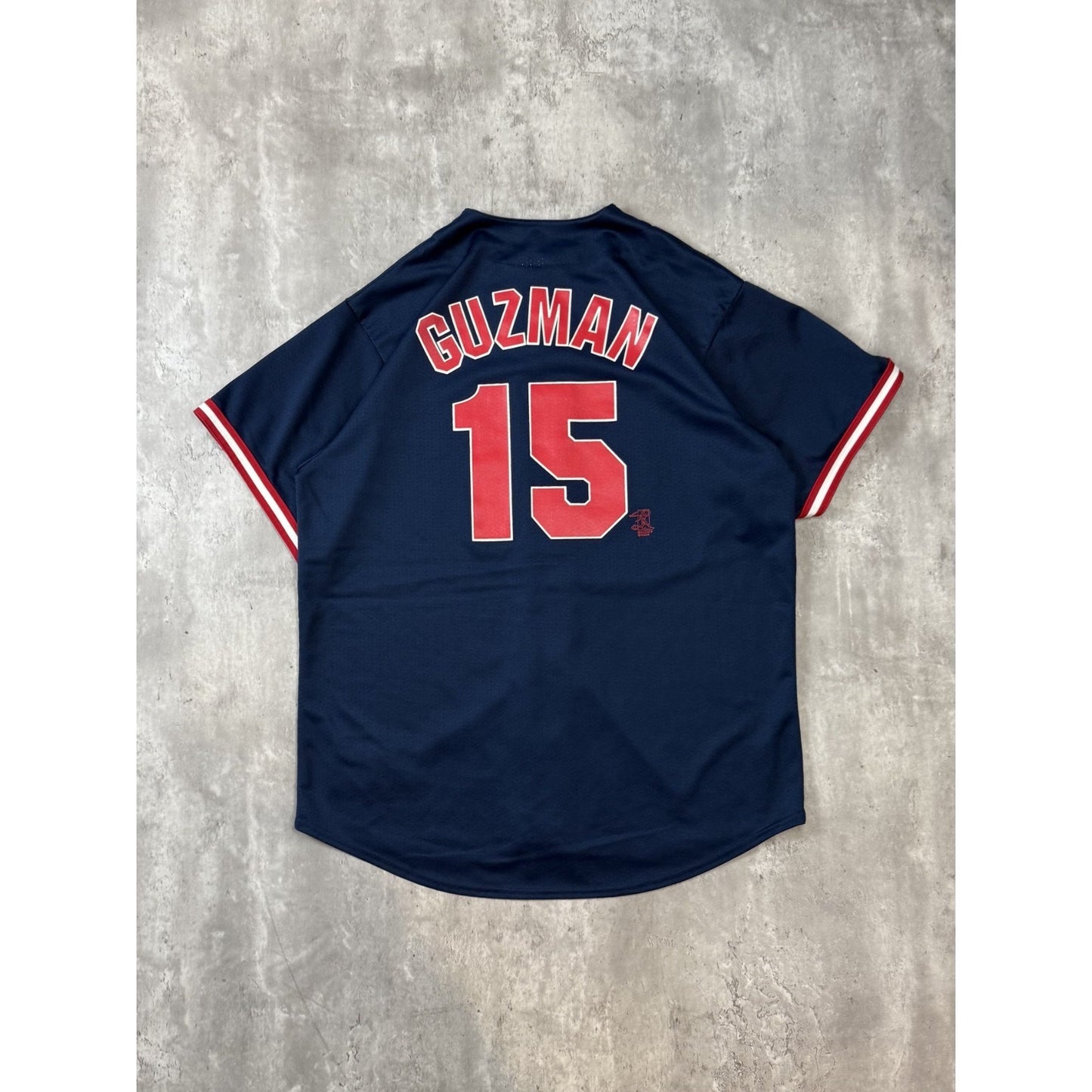 Vintage 90s Cristian Guzmán #15 Minnesota Twins MLB Jersey Size XL