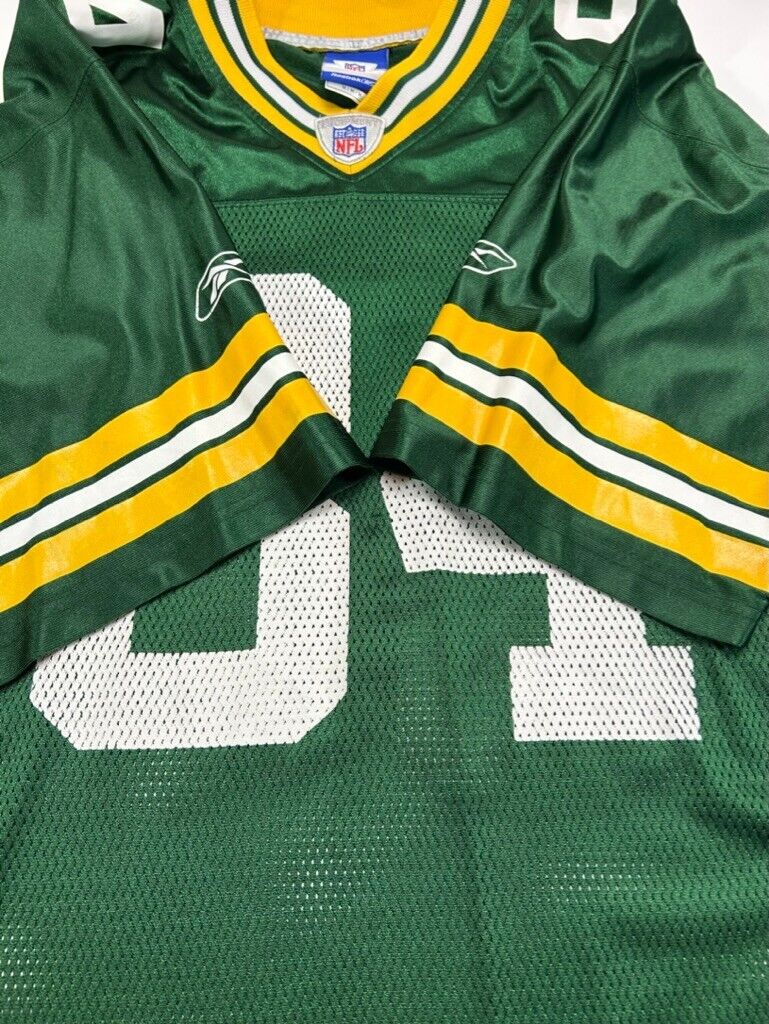 Vintage Javon Walker #84 Green Bay Packer NFL Reebok Football Jersey Size Medium