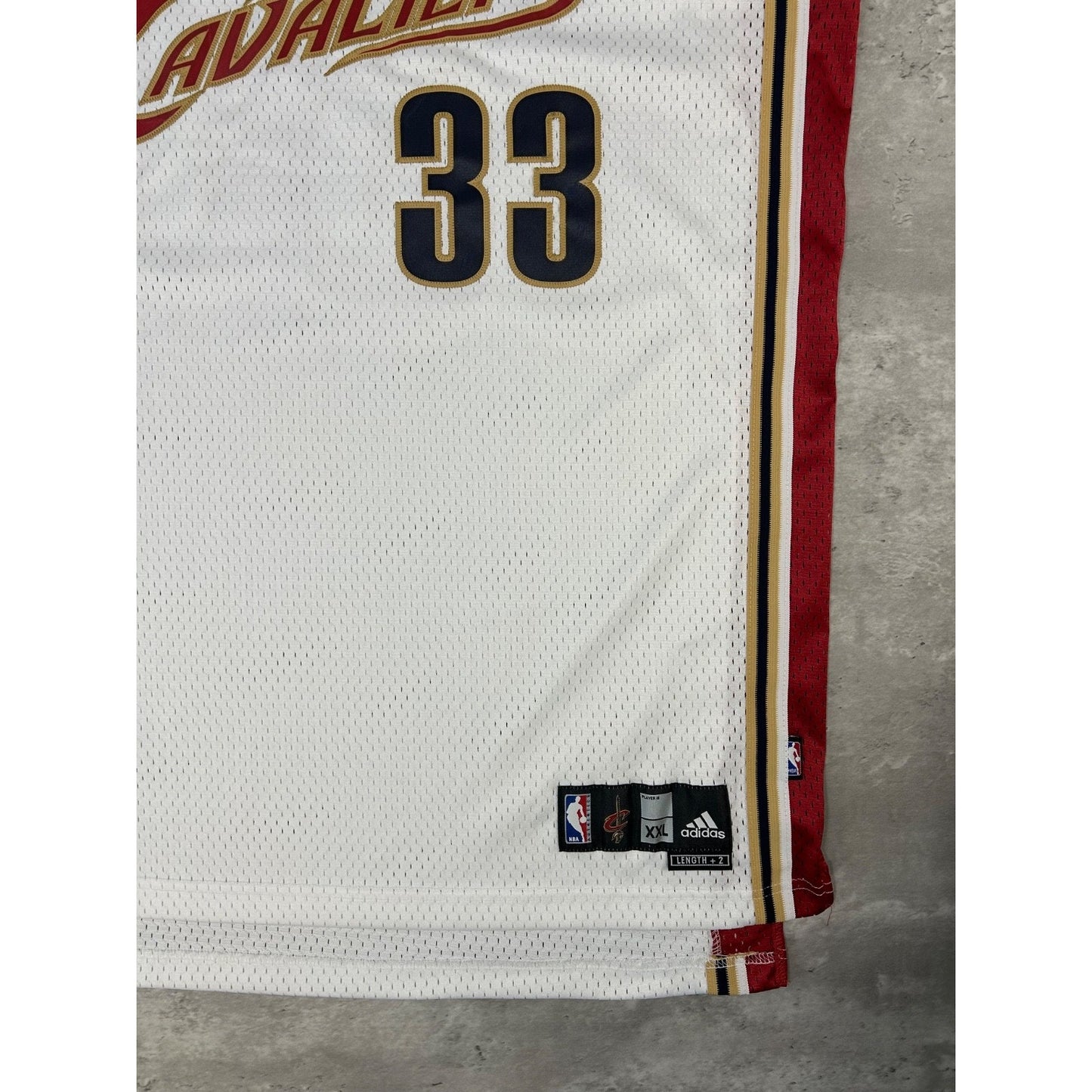 Shaquille O'Neal #33 Cleveland Cavaliers Adidas Basketball Jersey Size 2XL