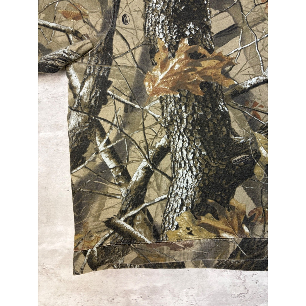 Vintage Outfitters Ridge Realtree Hardwoods Hunting Crewneck Sweatshirt Size XL