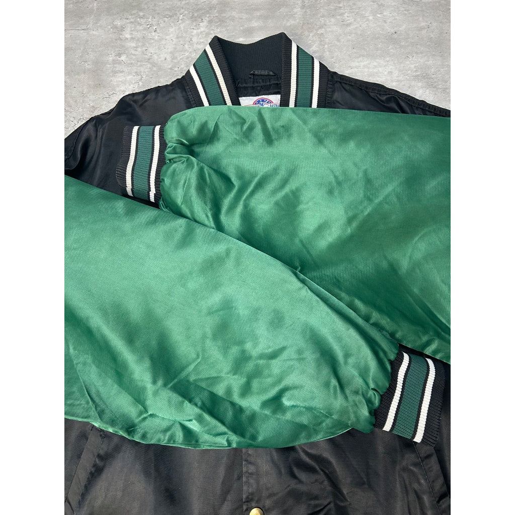 Vintage 90s Buffalo Bisons MiLB Starter Satin Bomber Jacket Size XL