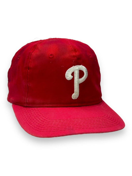 Vintage 90s Phillidelphia Phillies MLB Embroidered Logo Snapback Hat OSFA