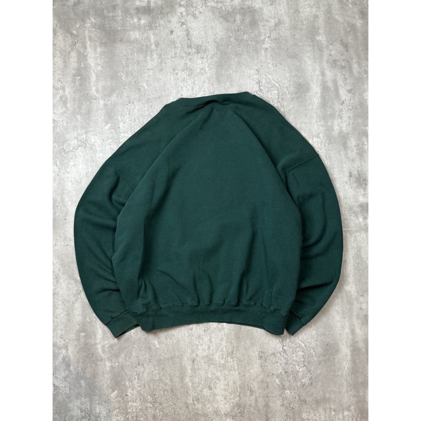 Vintage 90s Nike Big Graphic Swoosh Pullover Crewneck Sweatshirt Size XXL Green
