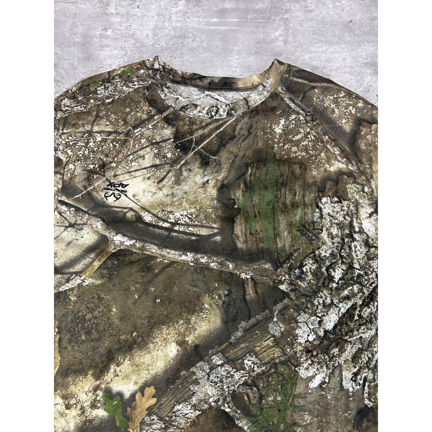 Real Tree APX Tree Camo Long Sleeve Hunting T-Shirt Size XL