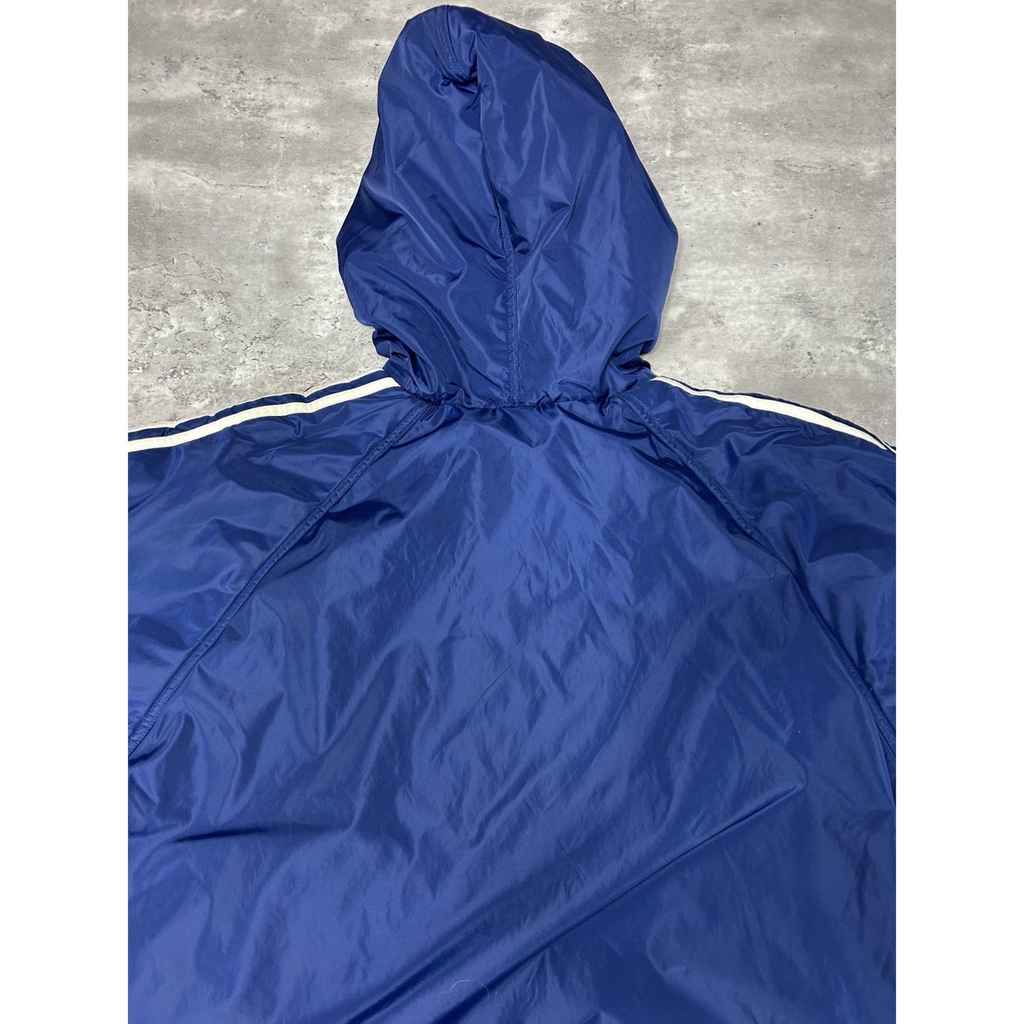 Vintage 90s Adidas Insulated Full Zip Hooded Reversible Jacket Size Large