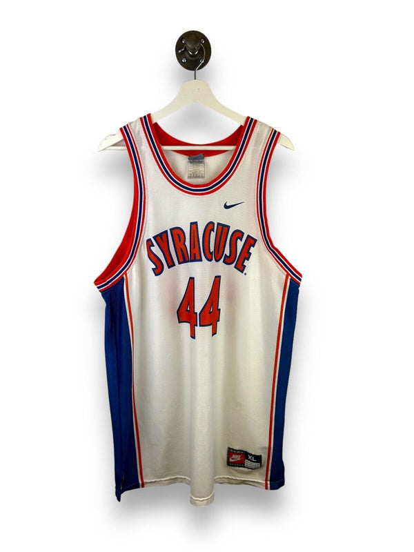 Vintage 90s Nike Team Derrick Coleman #44 Syracuse Orangemen NCAA Jersey Sz XL