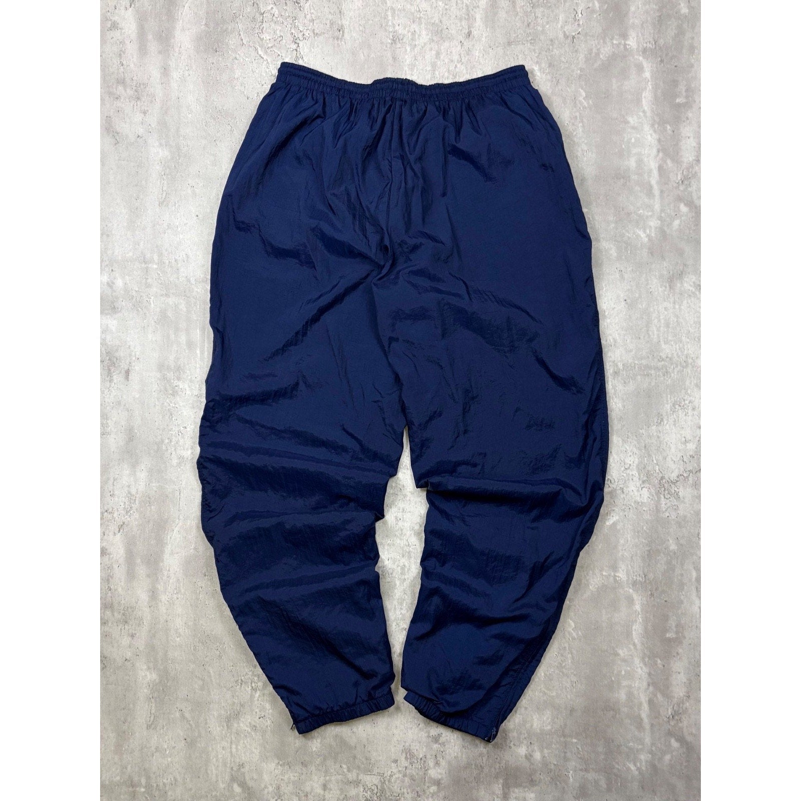 Vintage Nike Tonal Embroidered Swoosh Insulated Nylon Windbreaker Pants Size XL