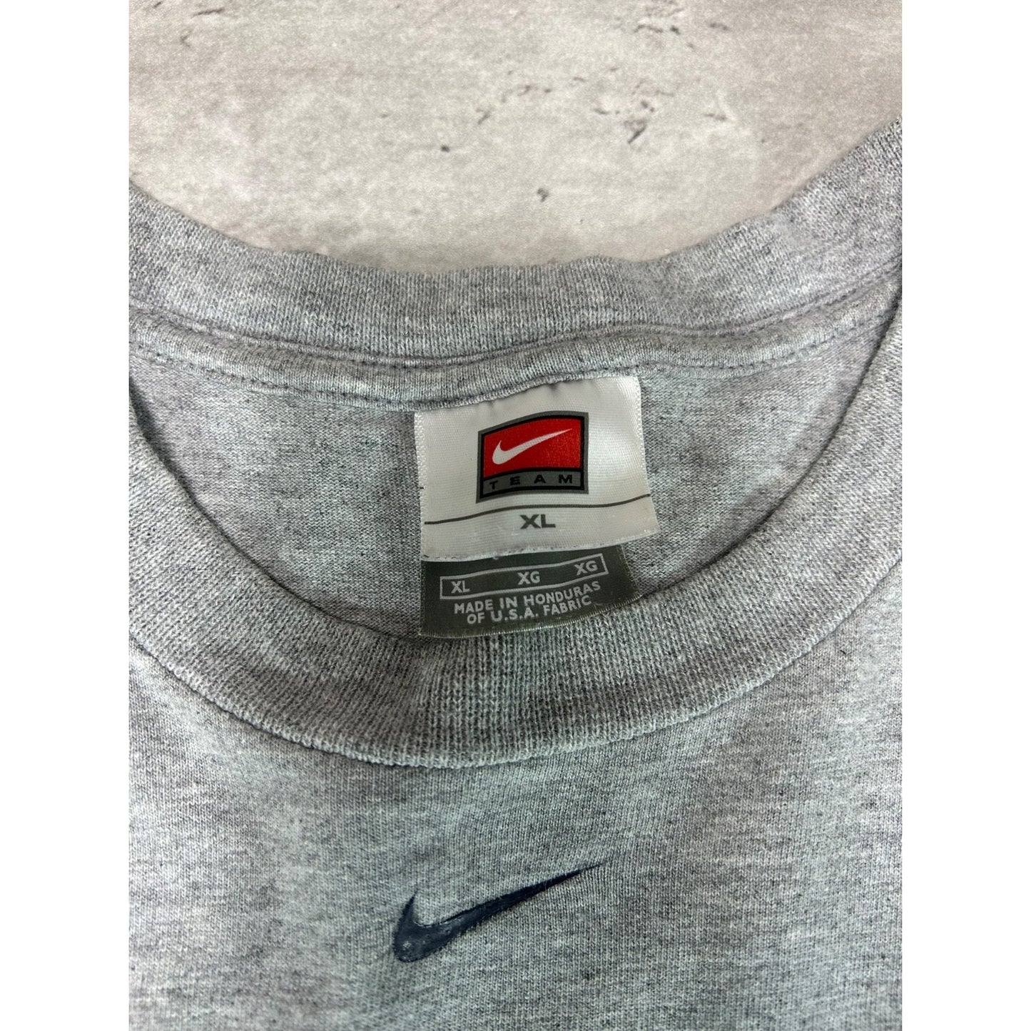 Vintage Detroit Tigers MLB Nike Middle Swoosh Spellout T-Shirt Size XL