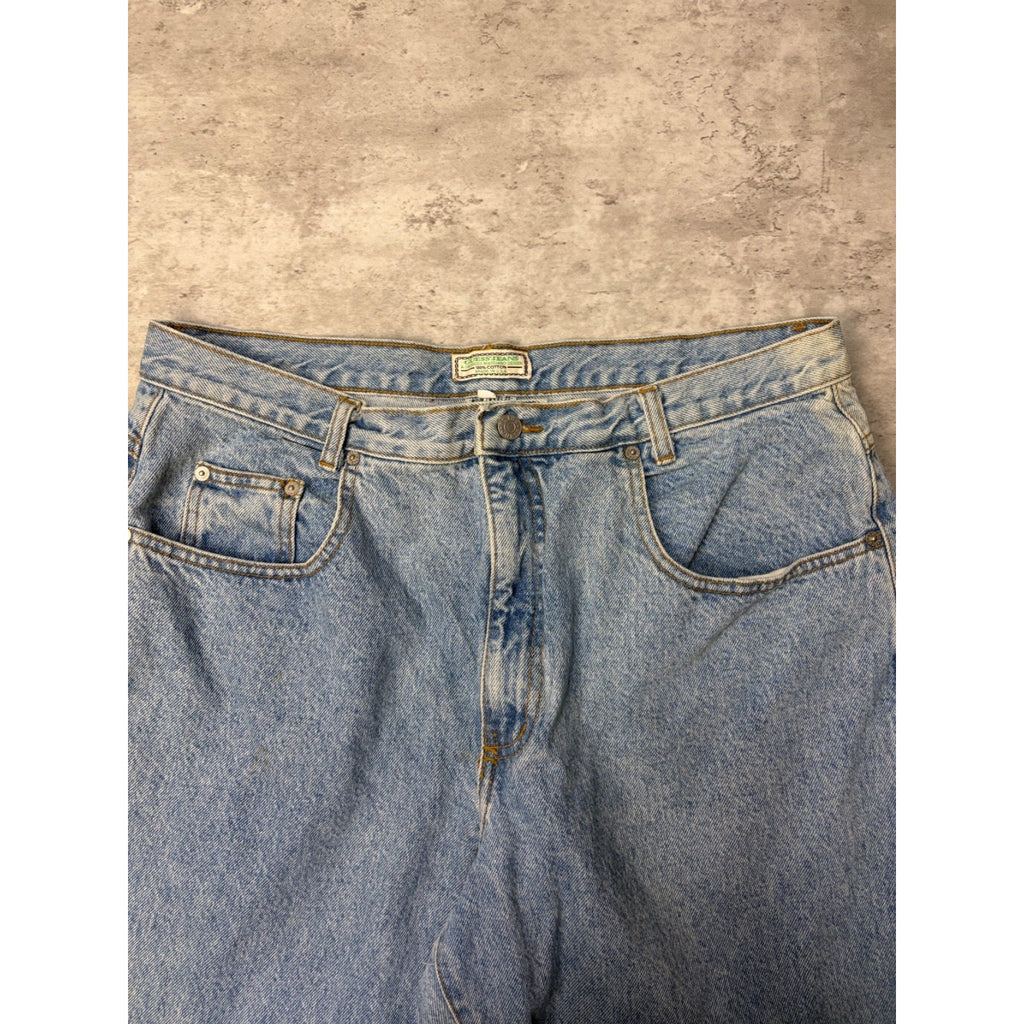Vintage 90s Guess Jeans Light Wash Denim Pants Size 36