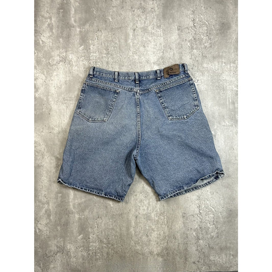 Vintage Wrangler Authentic Jeans Medium Wash Denim Shorts Size 38 Blue