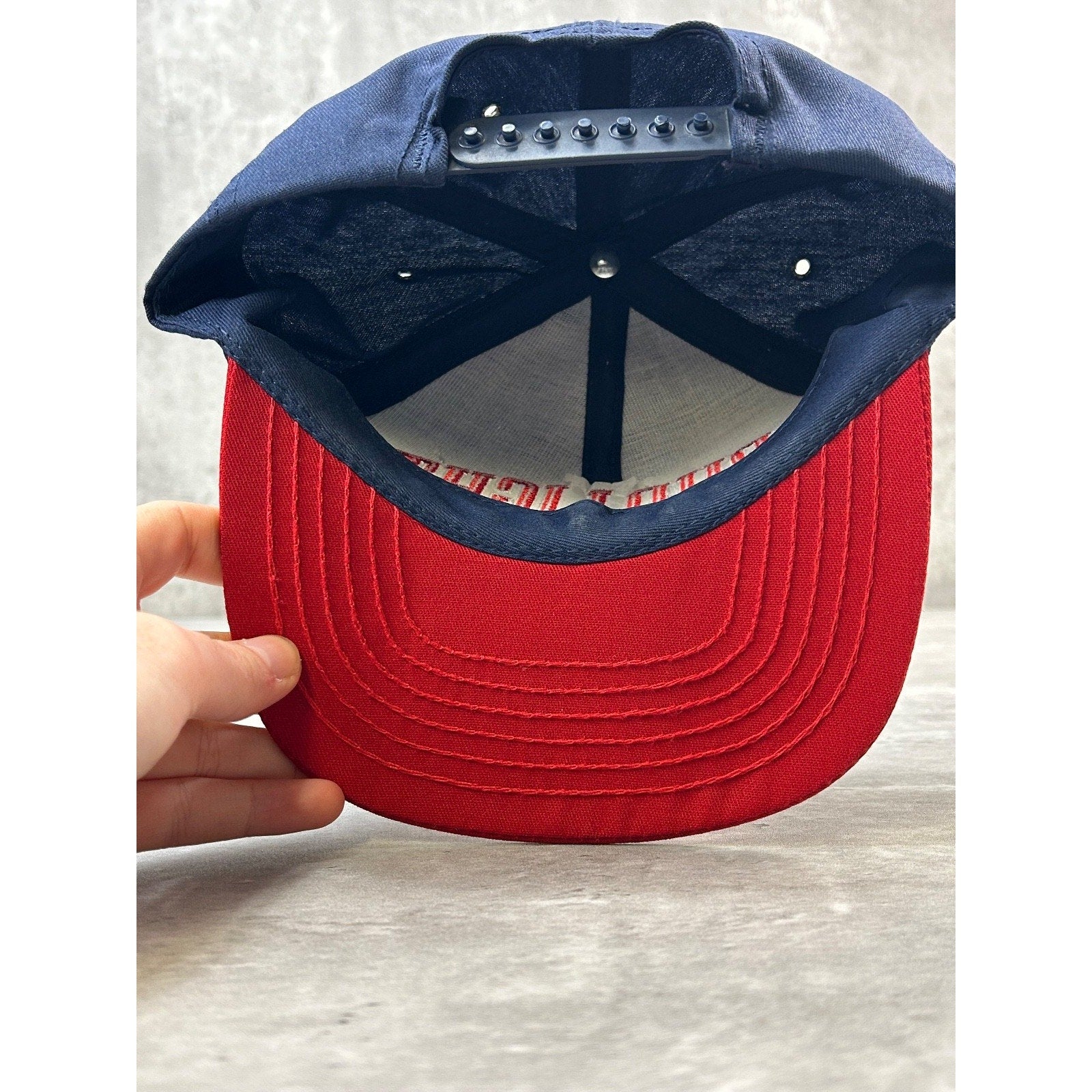 Vintage 90s Bud Light Embroidered Arc Spellout Beer Promo Snapback Hat OSFA