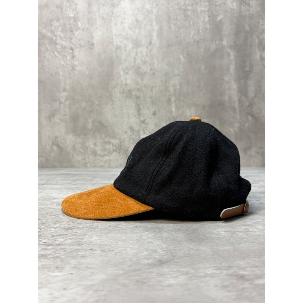 Vintage IBM Computers Embroidered Logo Two Tone Strapback Hat OSFA