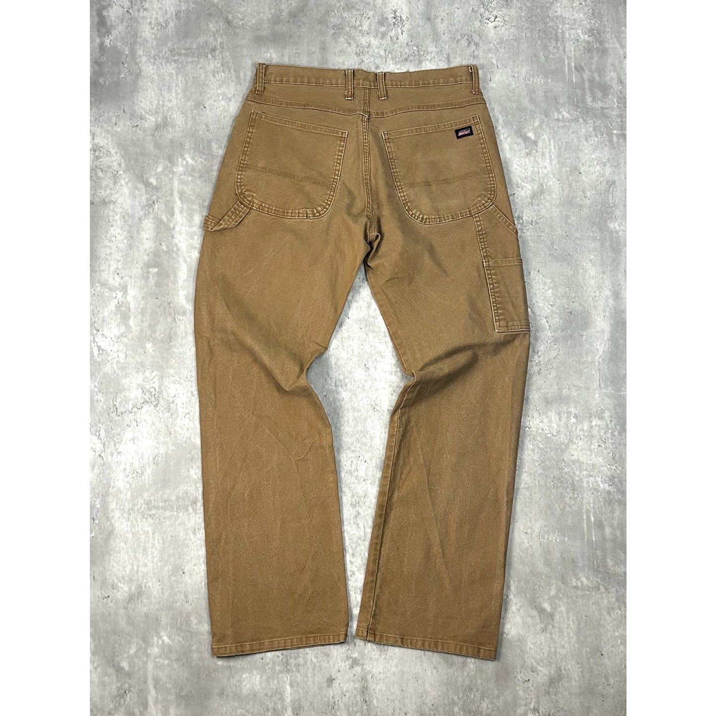 Dickies Canvas Workwear Carpenter Pants Size 33 Brown