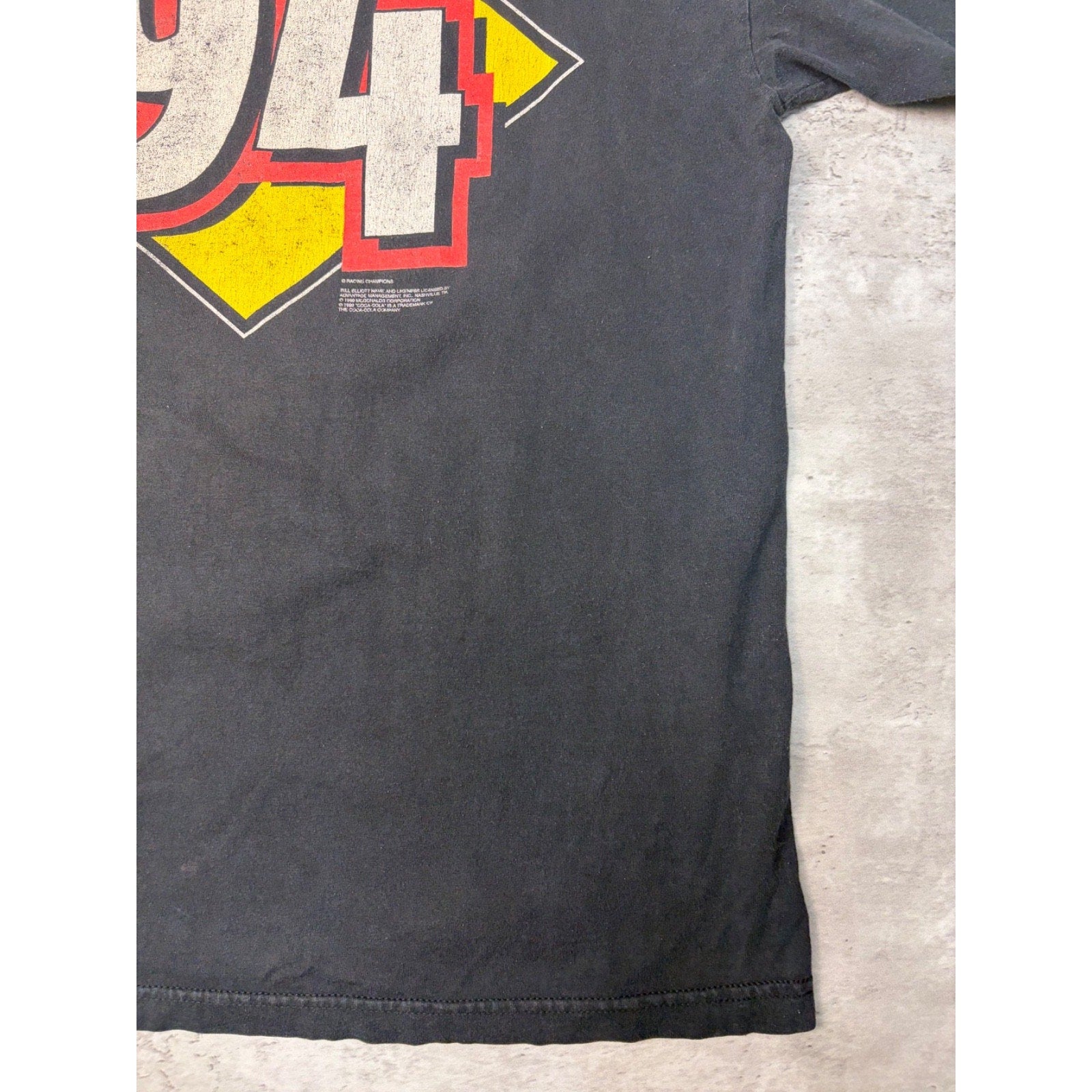 Vintage 1999 Bill Elliott #94 Nascar Racing Graphic Long Sleeve T-Shirt Sz Large
