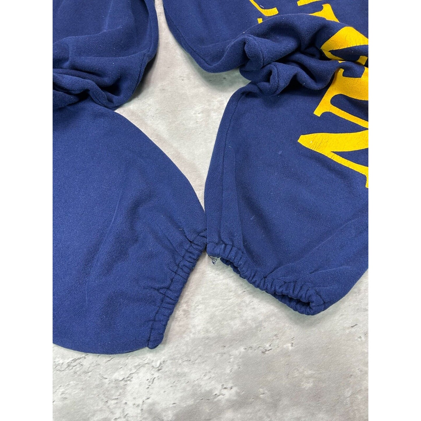 Vintage 90s Michigan Wolverines NCAA Graphic Spell Out Sweat Pants Size Small