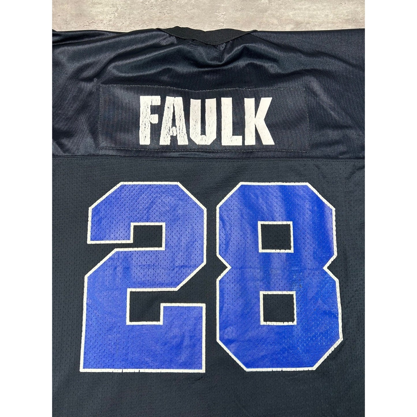 Vintage 90s Marshall Faulk #28 Dallas Cowboys NFL Starter Football Jersey Medium