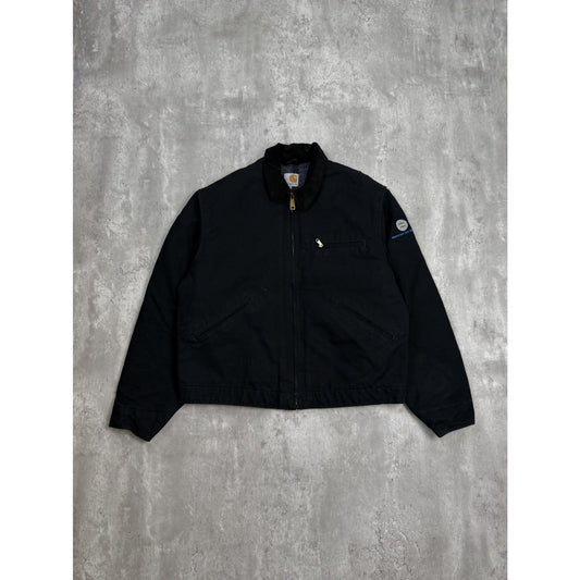 Vintage Carhartt Blanket Lined Canvas Workwear Detroit Jacket Size Large