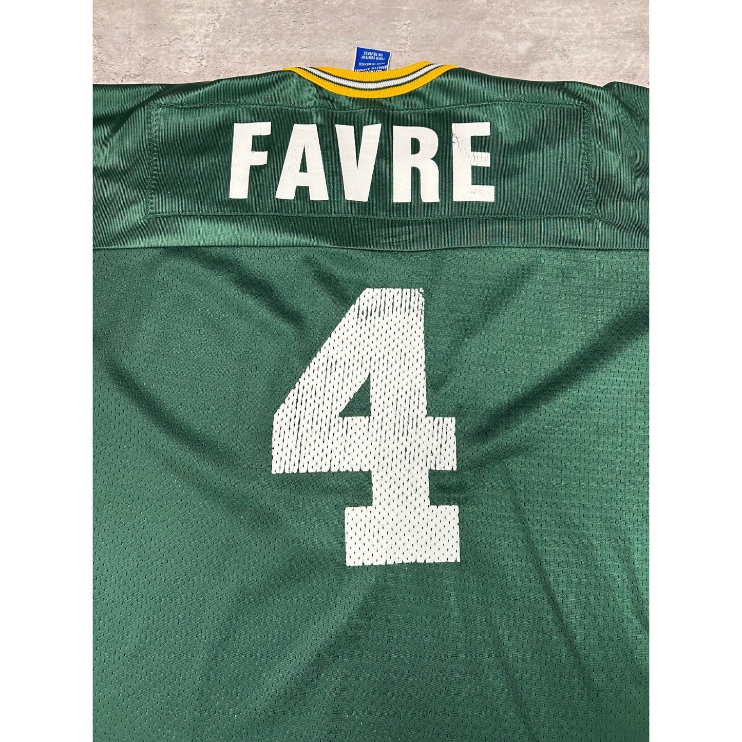 Vintage 90s Brett Favre #4 Green Bay Packers NFL Champion Football Jersey Sz XL