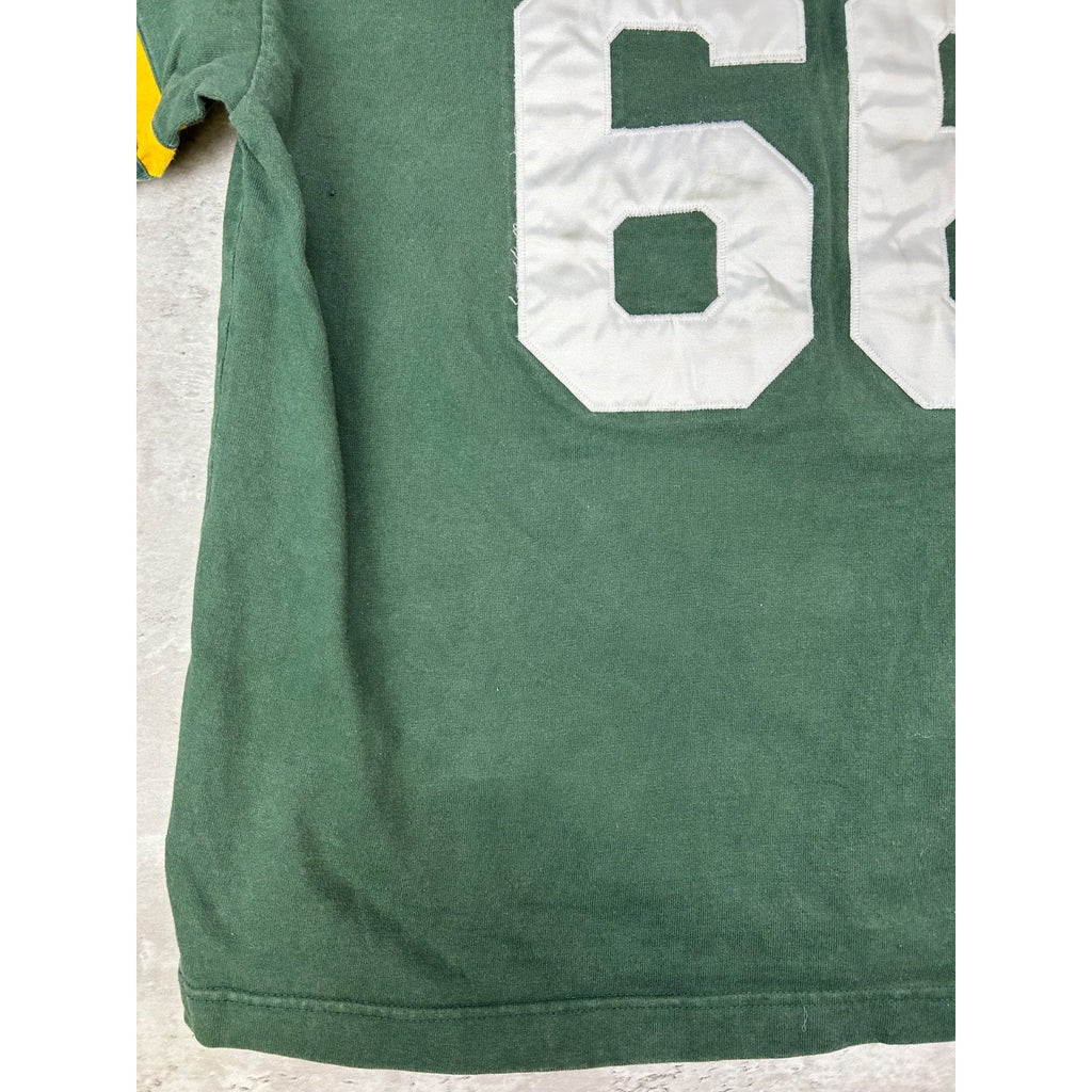 Vintage 90s Phillip Nitschke #66 Green Bay Packers NFL Jersey Sweatshirt Size XL