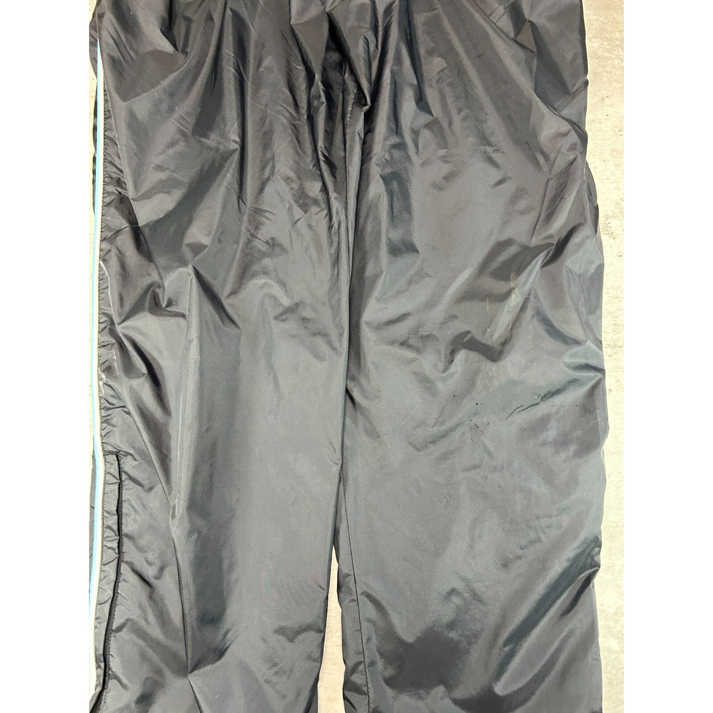 Vintage 90s CS Signature Nylon Track Pants Size Medium Black